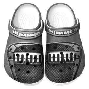 Hummer Crocs Sandals For Men Women, Gift For Hummer Fan CAR177031425600 - Gray