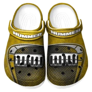Hummer Crocs Sandals For Men Women, Gift For Hummer Fan CAR177031425600 - Yellow