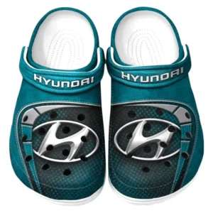 Hyundai Crocs Sandals For Men Women, Gift For Hyundai Fan CAR177031425601 - Cyan