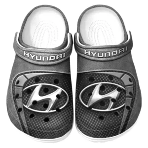 Hyundai Crocs Sandals For Men Women, Gift For Hyundai Fan CAR177031425601 - Gray