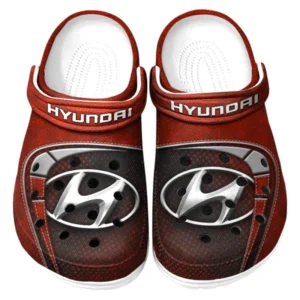 Hyundai Crocs Sandals For Men Women, Gift For Hyundai Fan CAR177031425601 - Red