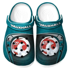 Vauxhall Crocs Sandals For Men Women, Gift For Vauxhall Fan CAR177031425602 - Cyan