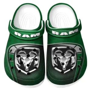 Ram truck Crocs Sandals For Men Women, Gift For Ram truck Fan CAR177031425612 - Green