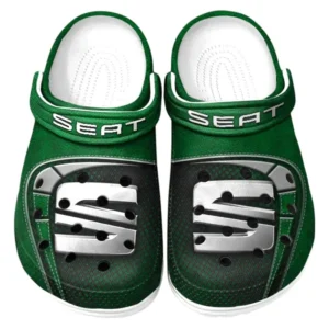 Seat Crocs Sandals For Men Women, Gift For Seat Fan CAR177031425618 - Green