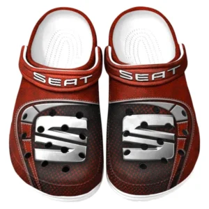 Seat Crocs Sandals For Men Women, Gift For Seat Fan CAR177031425618 - Red