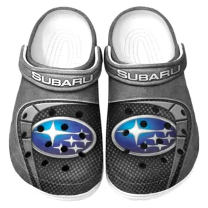 Subaru Crocs Sandals For Men Women, Gift For Subaru Fan CAR177031425622 - Gray