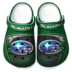 Subaru Crocs Sandals For Men Women, Gift For Subaru Fan CAR177031425622 - Green