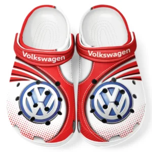 Volkswagen Crocs Sandals For Men Women, Gift For Volkswagen Fan CAR181031525688 - Red