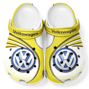 Volkswagen Crocs Sandals For Men Women, Gift For Volkswagen Fan CAR181031525688 - Yellow