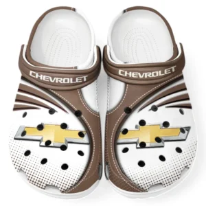 Chevrolet Crocs Sandals For Men Women, Gift For Chevrolet Fan CAR181031525690 - Brown