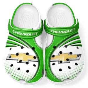 Chevrolet Crocs Sandals For Men Women, Gift For Chevrolet Fan CAR181031525690 - Green