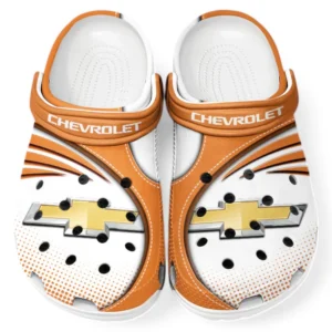 Chevrolet Crocs Sandals For Men Women, Gift For Chevrolet Fan CAR181031525690 - Orange