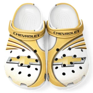 Chevrolet Crocs Sandals For Men Women, Gift For Chevrolet Fan CAR181031525690 - Yellow