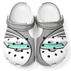 Thunderbird Crocs Sandals For Men Women, Gift For Thunderbird Fan CAR181031525717 - Gray