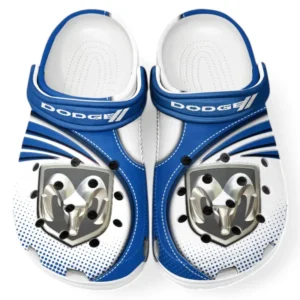 Dodge Crocs Sandals For Men Women, Gift For Dodge Fan CAR181031525718 - Blue