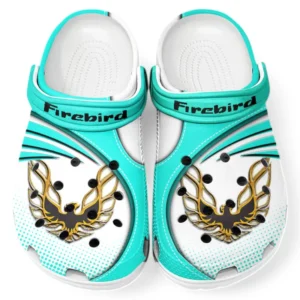 Firebird Pontiac Crocs Sandals For Men Women, Gift For Firebird Pontiac Fan CAR181031525736 - Cyan