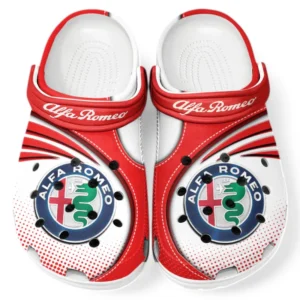 Alfa Romeo Crocs Sandals For Men Women, Gift For Alfa Romeo Fan CAR181031525737 - Red