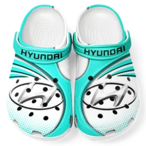 Hyundai Crocs Sandals For Men Women, Gift For Hyundai Fan CAR181031525742 - Cyan