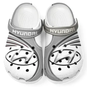 Hyundai Crocs Sandals For Men Women, Gift For Hyundai Fan CAR181031525742 - Gray