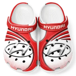 Hyundai Crocs Sandals For Men Women, Gift For Hyundai Fan CAR181031525742 - Red
