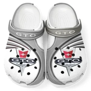 Pontiac GTO Crocs Sandals For Men Women, Gift For Pontiac GTO Fan CAR181031525743 - Gray