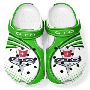 Pontiac GTO Crocs Sandals For Men Women, Gift For Pontiac GTO Fan CAR181031525743 - Green
