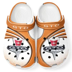 Pontiac GTO Crocs Sandals For Men Women, Gift For Pontiac GTO Fan CAR181031525743 - Orange