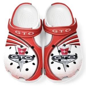 Pontiac GTO Crocs Sandals For Men Women, Gift For Pontiac GTO Fan CAR181031525743 - Red