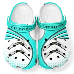 Citroen Crocs Sandals For Men Women, Gift For Citroen Fan CAR181031525744 - Cyan