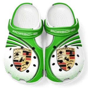 Porsche Crocs Sandals For Men Women, Gift For Porsche Fan CAR181031525750 - Green