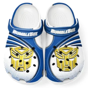 Bumblebee Crocs Sandals For Men Women, Gift For Bumblebee Fan CAR181031525751 - Blue