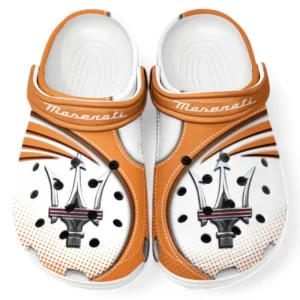 Maserati Crocs Sandals For Men Women, Gift For Maserati Fan CAR181031525754 - Orange