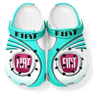 Fiat Crocs Sandals For Men Women, Gift For Fiat Fan CAR181031525755 - Cyan