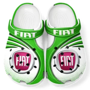 Fiat Crocs Sandals For Men Women, Gift For Fiat Fan CAR181031525755 - Green