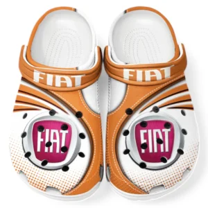 Fiat Crocs Sandals For Men Women, Gift For Fiat Fan CAR181031525755 - Orange