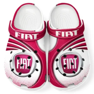 Fiat Crocs Sandals For Men Women, Gift For Fiat Fan CAR181031525755 - Red