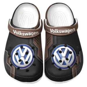 Volkswagen Crocs Shoes, Clogs Men Women, Gift For Volkswagen Fan CAR185031525222 - Brown