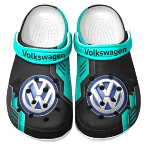 Volkswagen Crocs Shoes, Clogs Men Women, Gift For Volkswagen Fan CAR185031525222 - Cyan