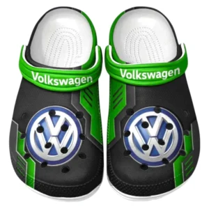 Volkswagen Crocs Shoes, Clogs Men Women, Gift For Volkswagen Fan CAR185031525222 - Green