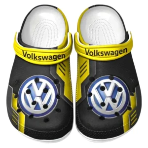 Volkswagen Crocs Shoes, Clogs Men Women, Gift For Volkswagen Fan CAR185031525222 - Yellow