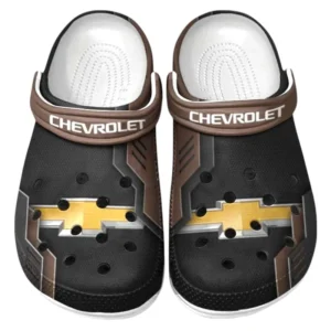 Chevrolet Crocs Shoes, Clogs Men Women, Gift For Chevrolet Fan CAR185031525223 - Brown