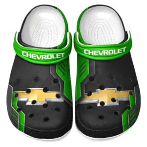 Chevrolet Crocs Shoes, Clogs Men Women, Gift For Chevrolet Fan CAR185031525223 - Green