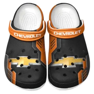 Chevrolet Crocs Shoes, Clogs Men Women, Gift For Chevrolet Fan CAR185031525223 - Orange