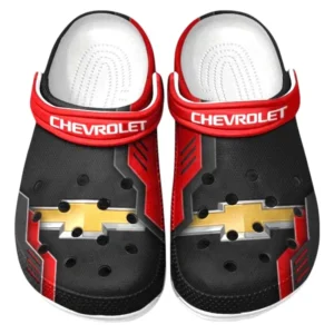 Chevrolet Crocs Shoes, Clogs Men Women, Gift For Chevrolet Fan CAR185031525223 - Red