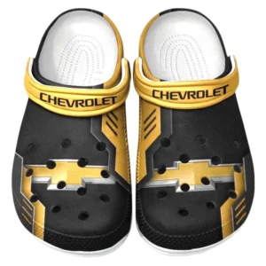 Chevrolet Crocs Shoes, Clogs Men Women, Gift For Chevrolet Fan CAR185031525223 - Yellow