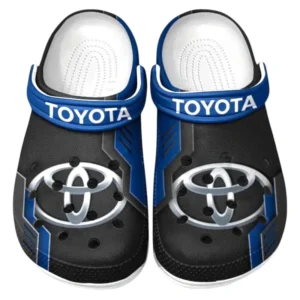 Toyota Crocs Shoes, Clogs Men Women, Gift For Toyota Fan CAR185031525226 - Blue
