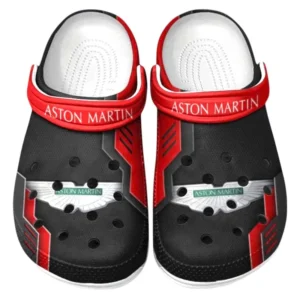 Aston Martin Crocs Shoes, Clogs Men Women, Gift For Aston Martin Fan CAR185031525233 - Red