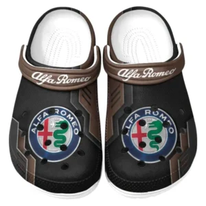 Alfa Romeo Crocs Shoes, Clogs Men Women, Gift For Alfa Romeo Fan CAR185031525234 - Brown