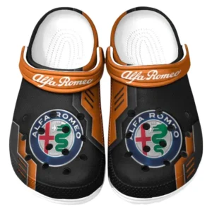 Alfa Romeo Crocs Shoes, Clogs Men Women, Gift For Alfa Romeo Fan CAR185031525234 - Orange
