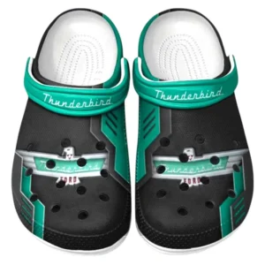 Thunderbird Crocs Shoes, Clogs Men Women, Gift For Thunderbird Fan CAR185031525236 - Green
